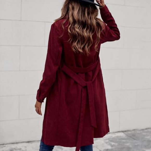 Black Corduroy Double Breast Pocket Jacket Minimalist - Picture 11 of 12